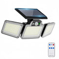 JumJam Solar Flood Lights, Security Lights Outdoor Motion Sensor for Garden, 280 LED, 3 Adjustable Heads Motion Sensor Light, Waterproof Wireless Solar Lights Outdoor Garden for Garage Driveway Patio